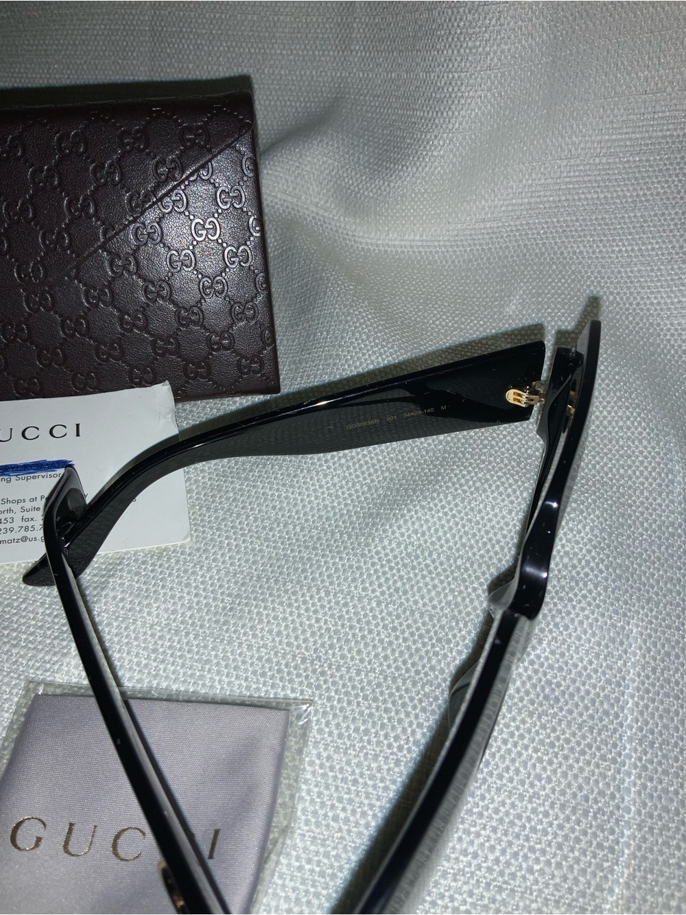 Gucci Women's Sunglasses. GG0053SN 54[]25 140 M. Italy. Information included - Picture 6 of 9